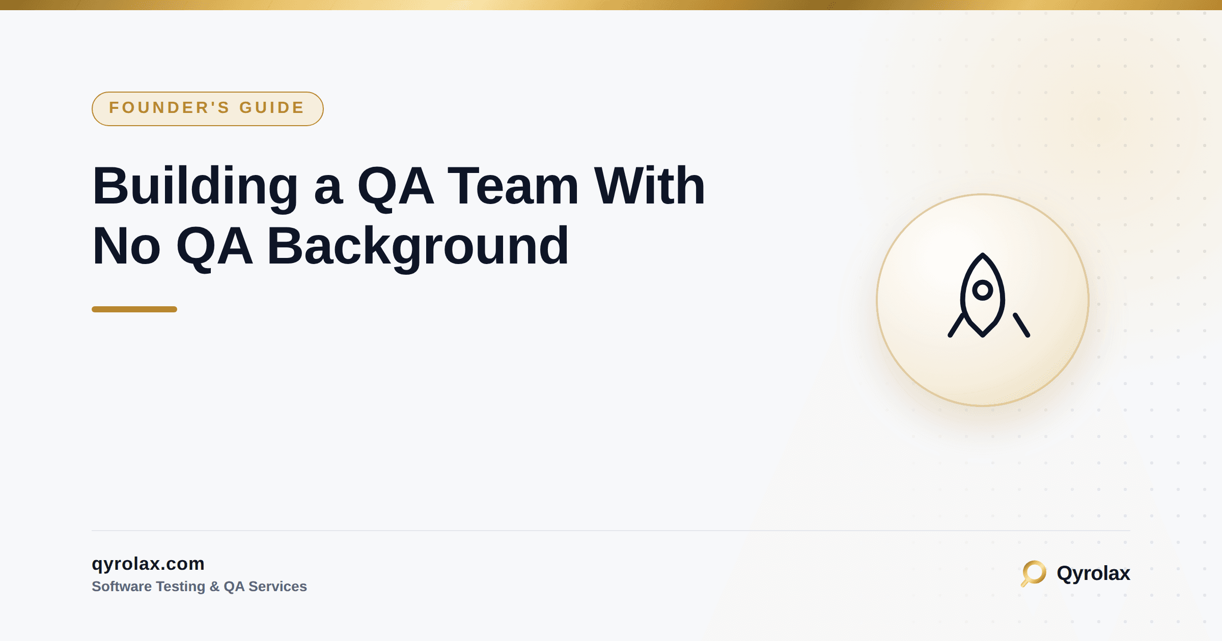 Non-technical startup founder reviewing a QA process checklist