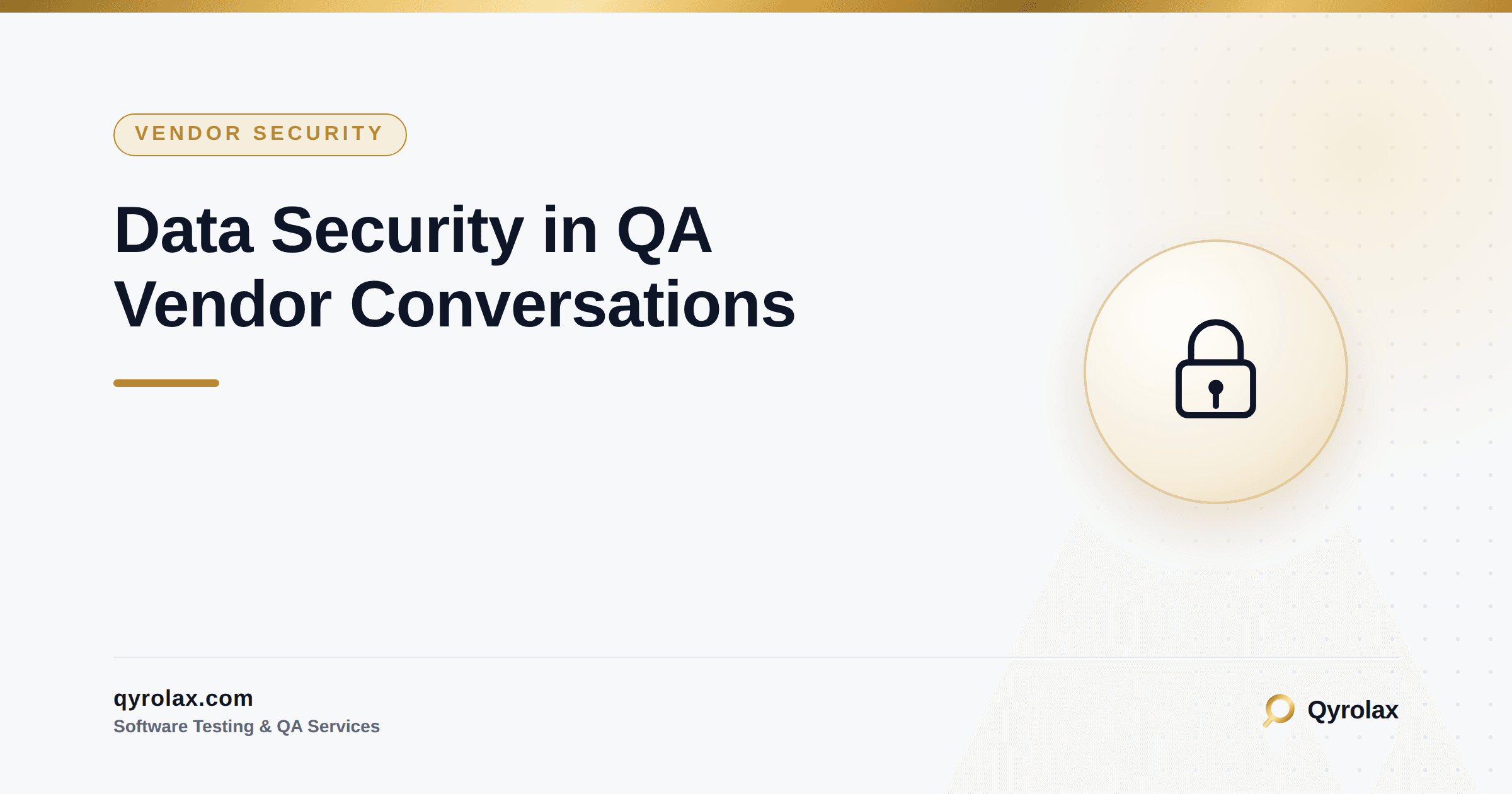 Illustration of a CTO reviewing data security questions for a QA vendor