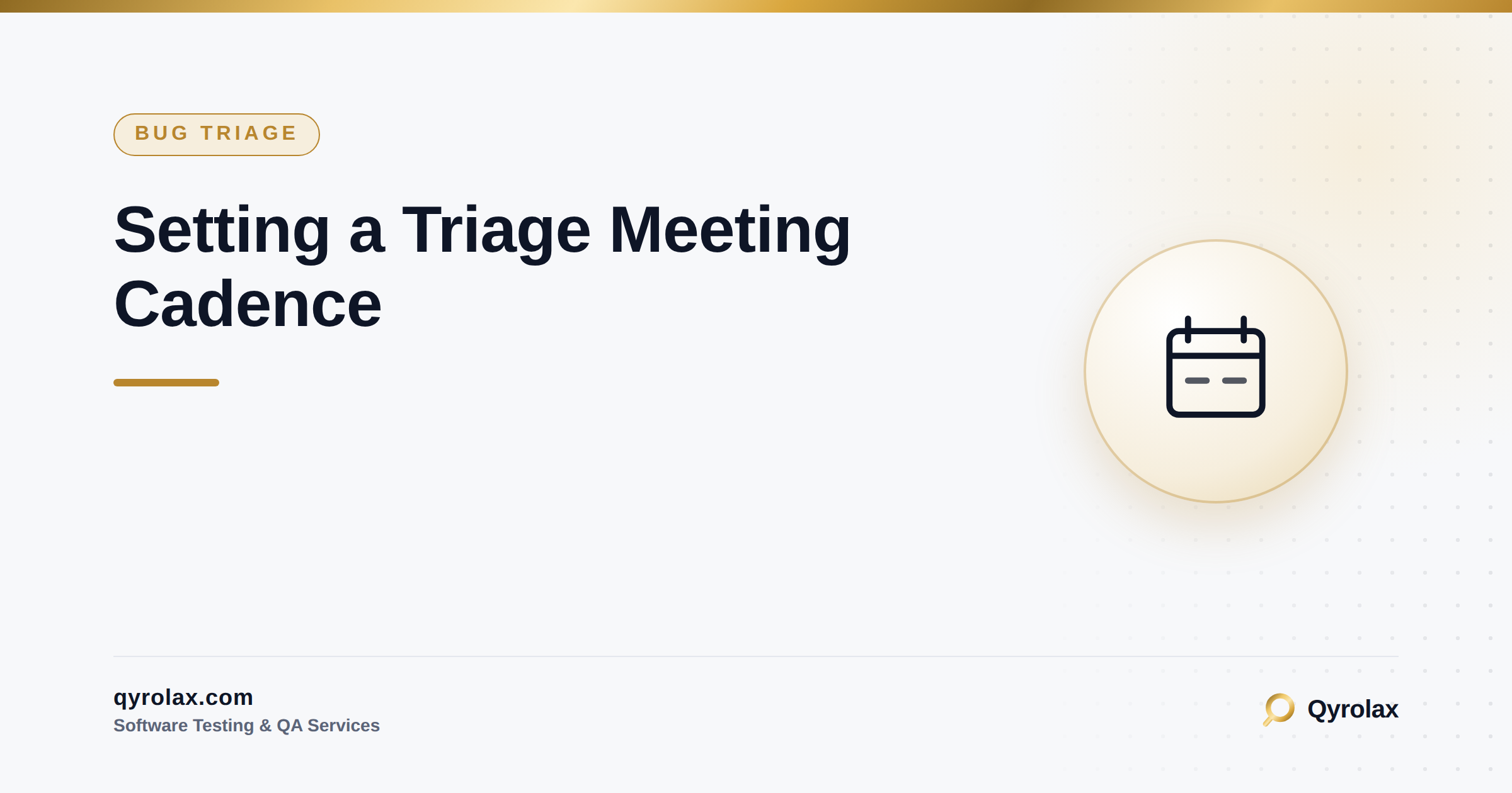 Triage Meeting Cadence