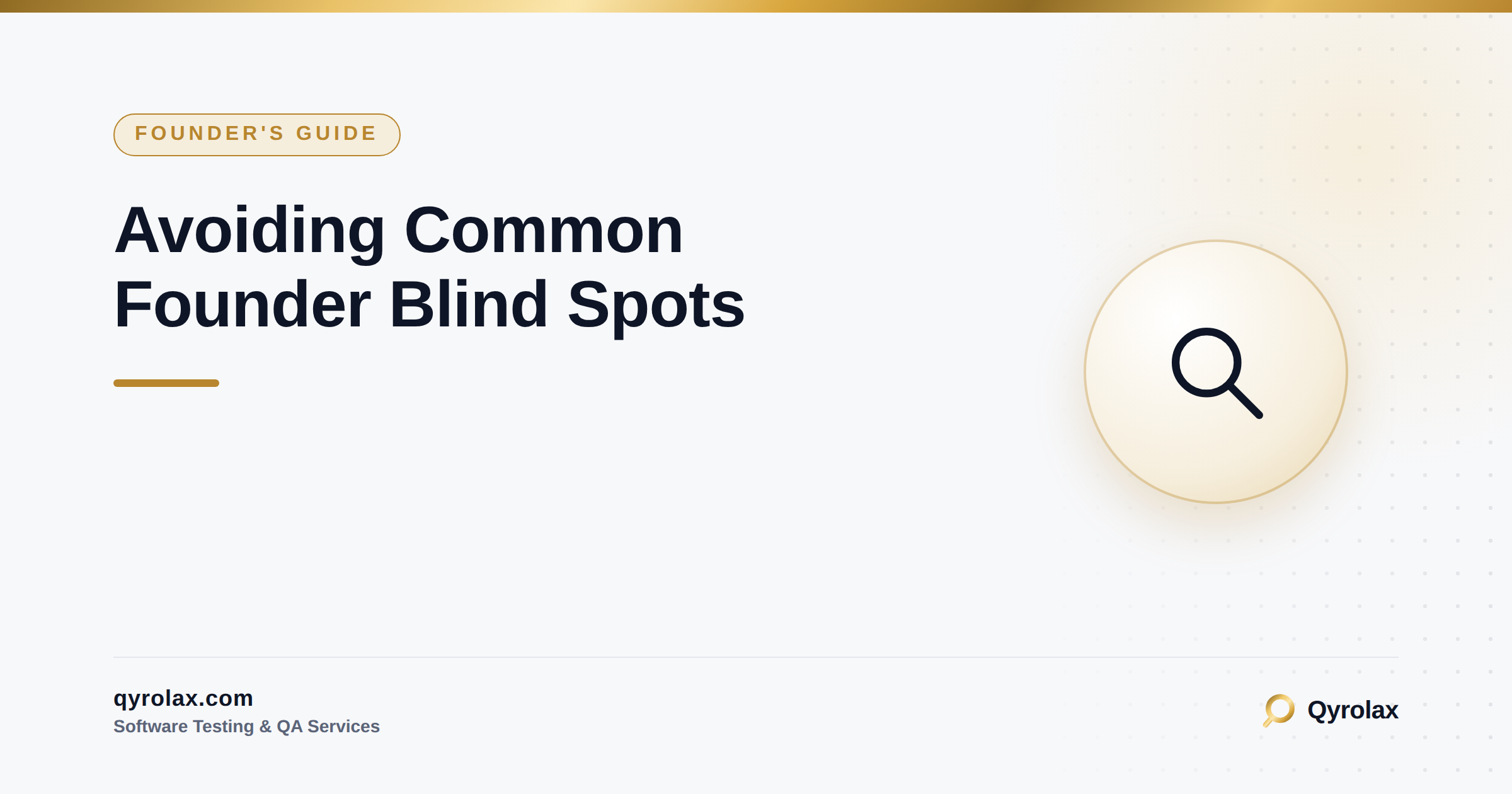 Avoiding Founder Blind Spots