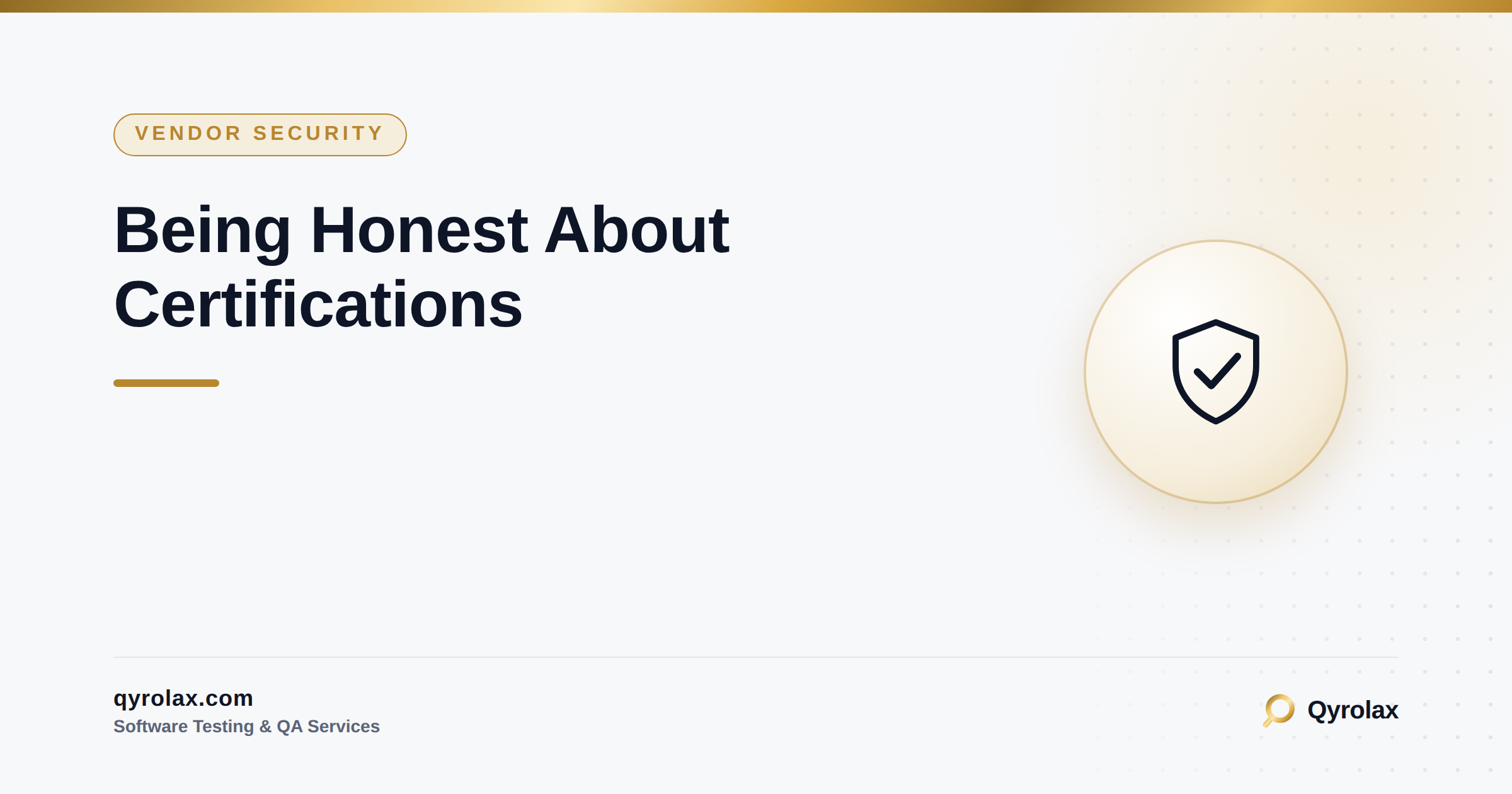 Honest About Certifications