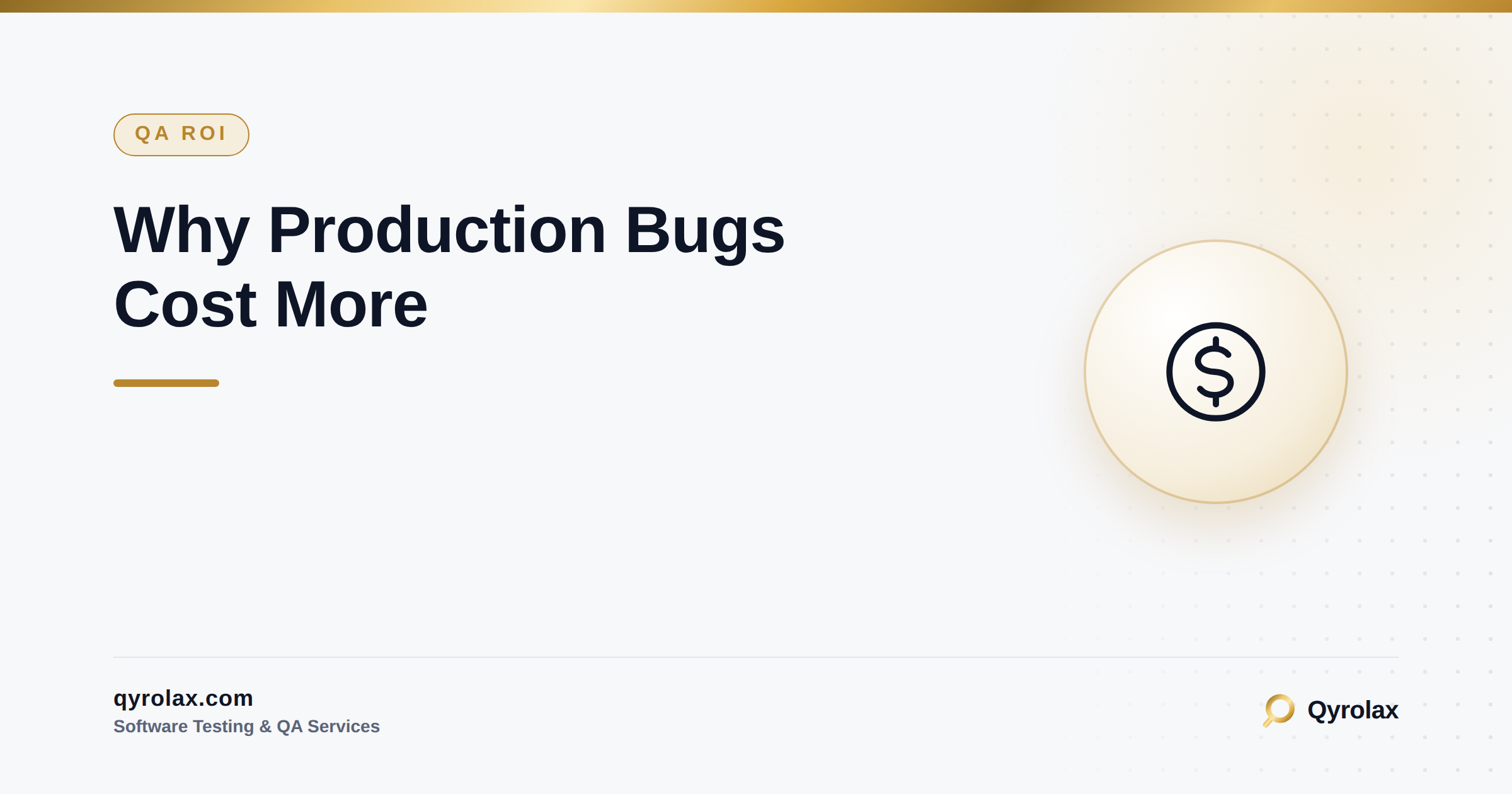 Production Bugs Are Expensive