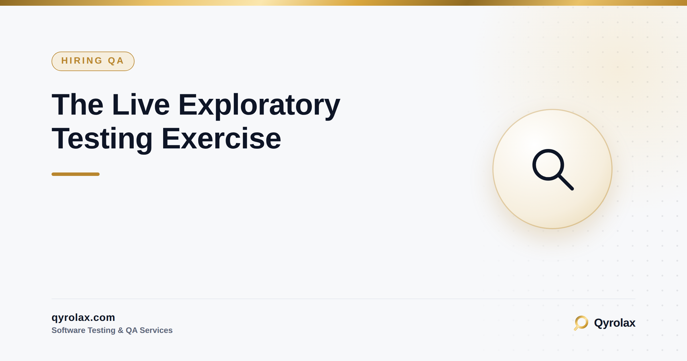 Live Exploratory Exercise