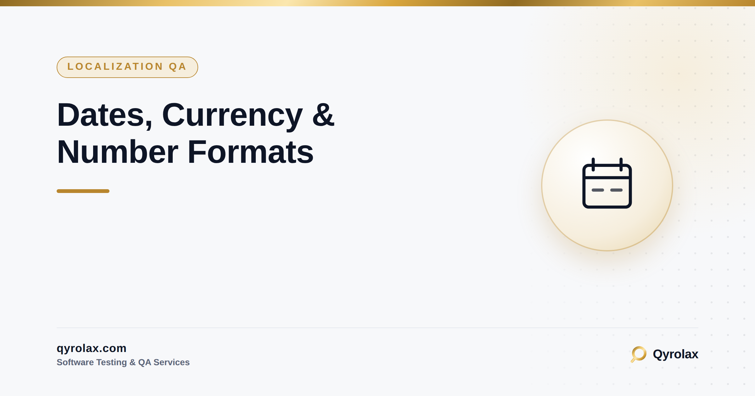 Date Currency And Formats