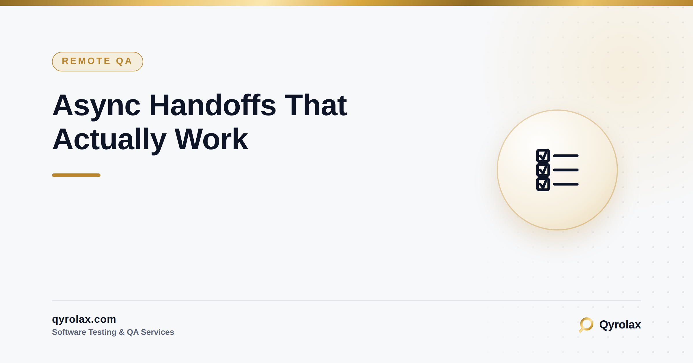 Async Handoffs