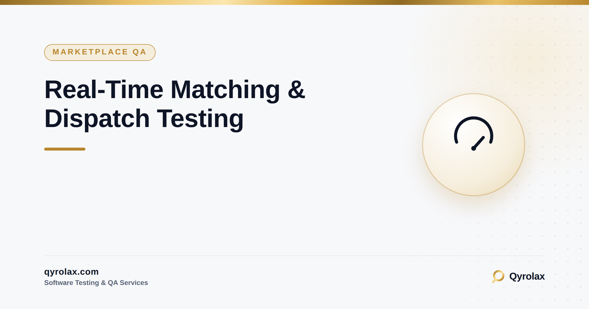 Real Time Matching Tests