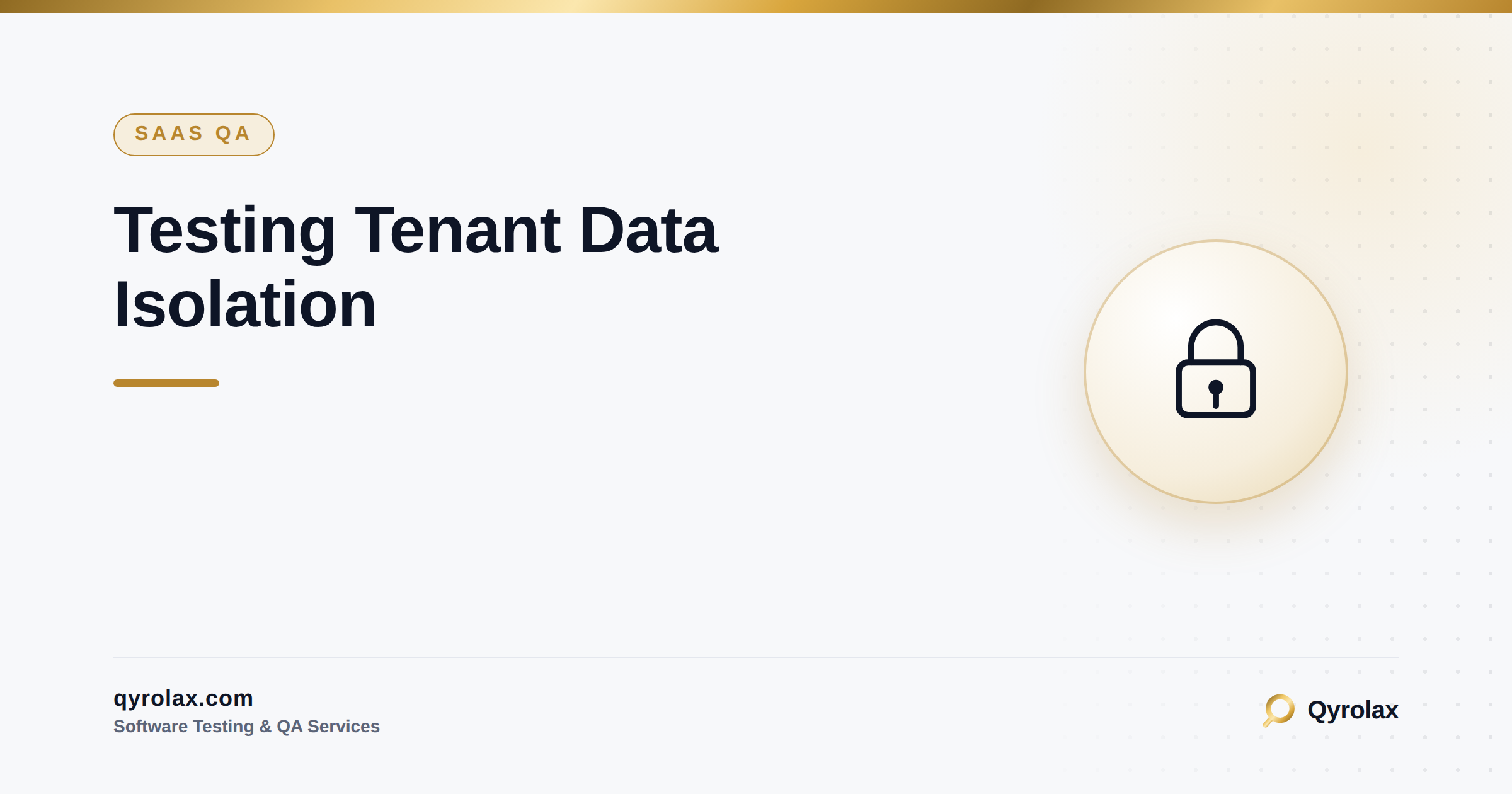 Tenant Data Isolation