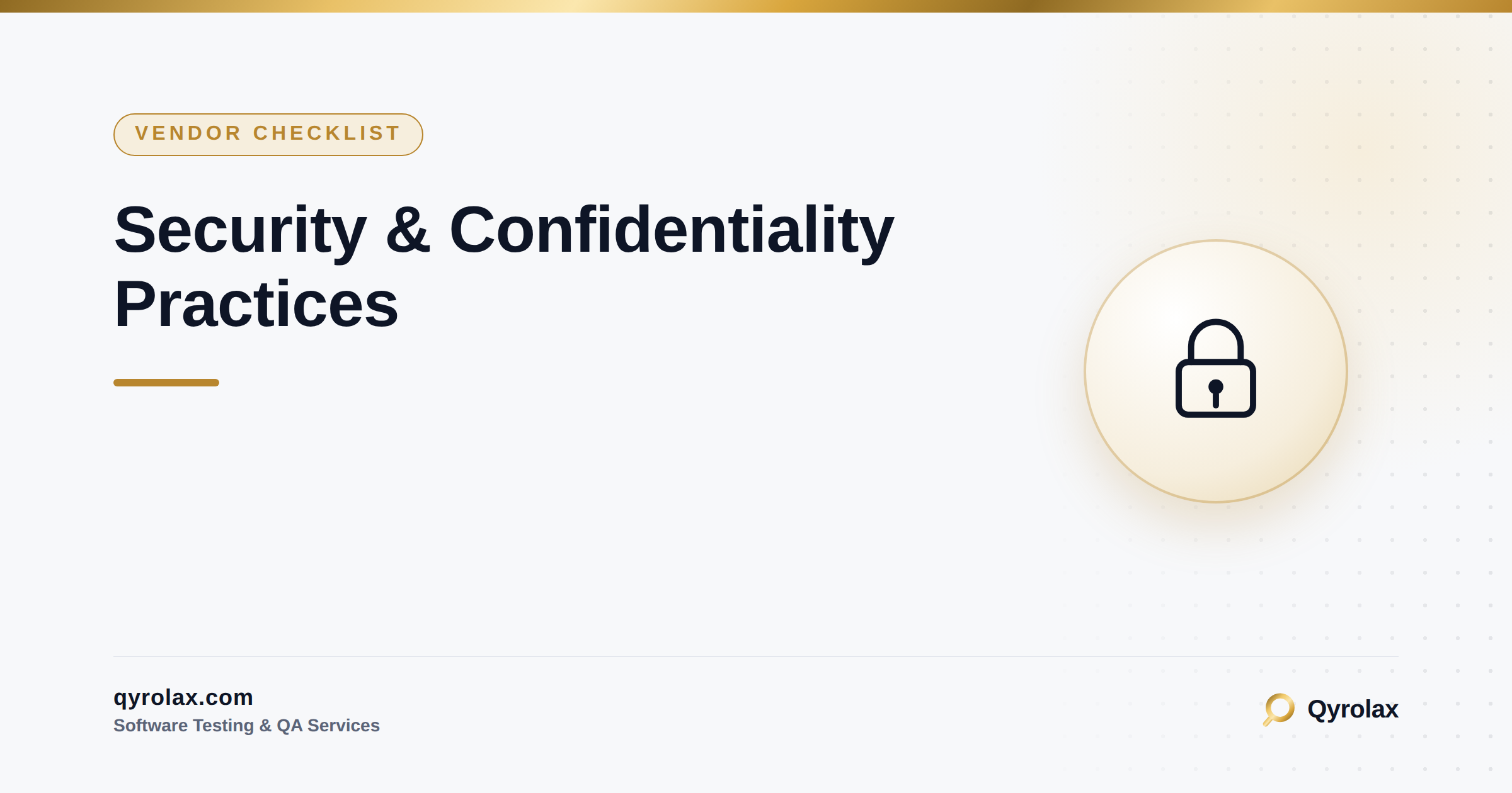 Security And Confidentiality