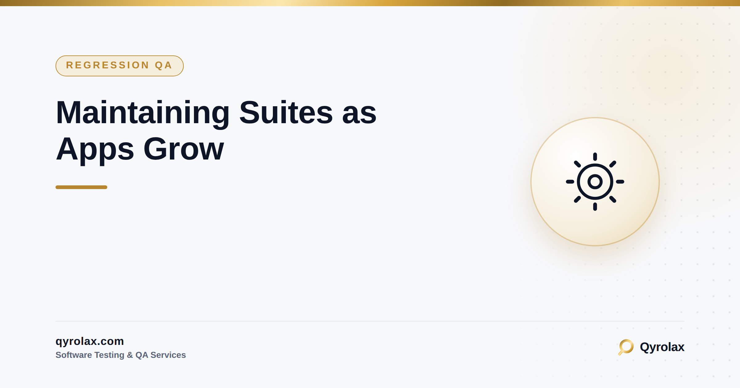 Maintaining Suites Over Time