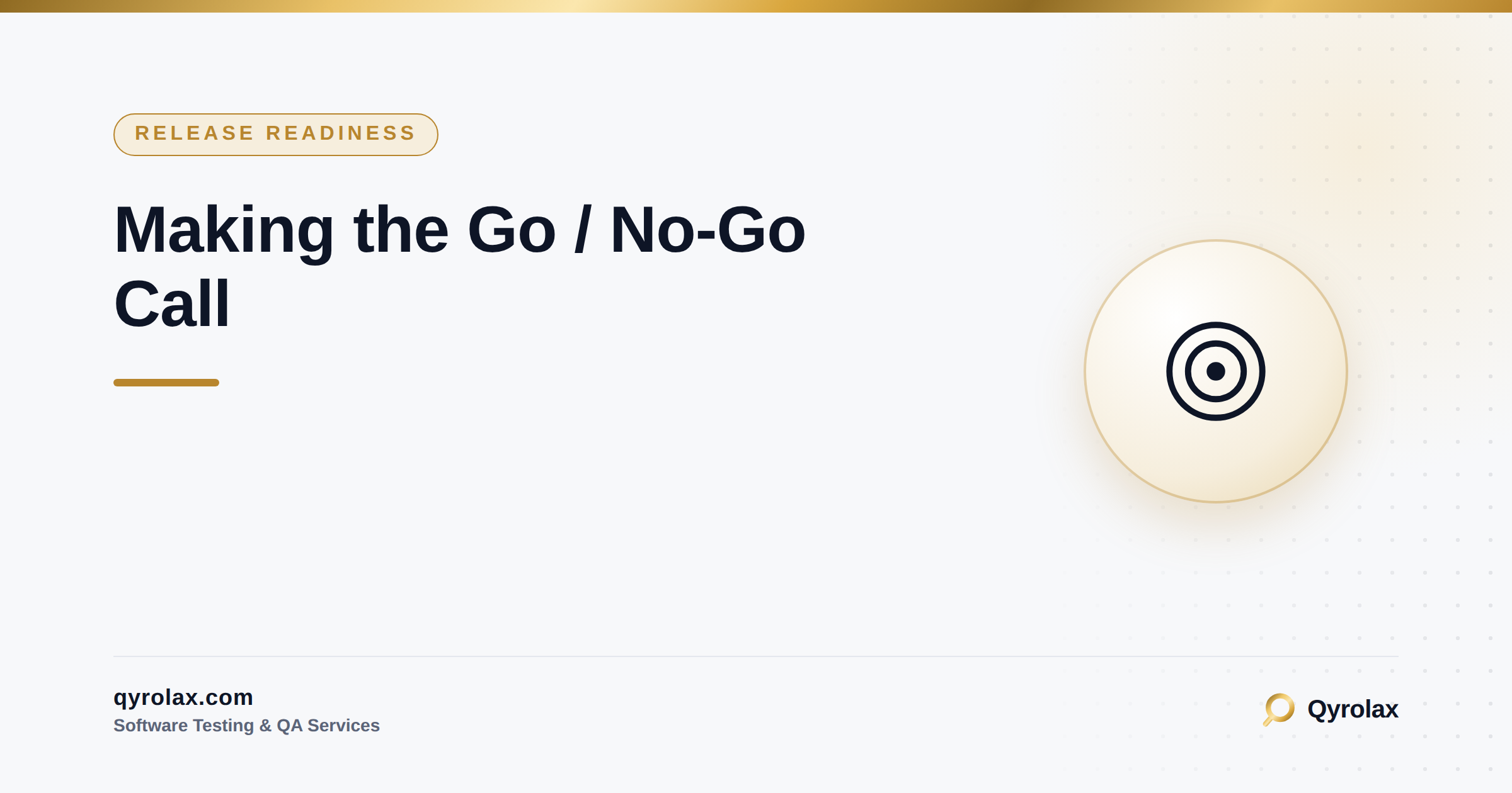 Go No Go Decision