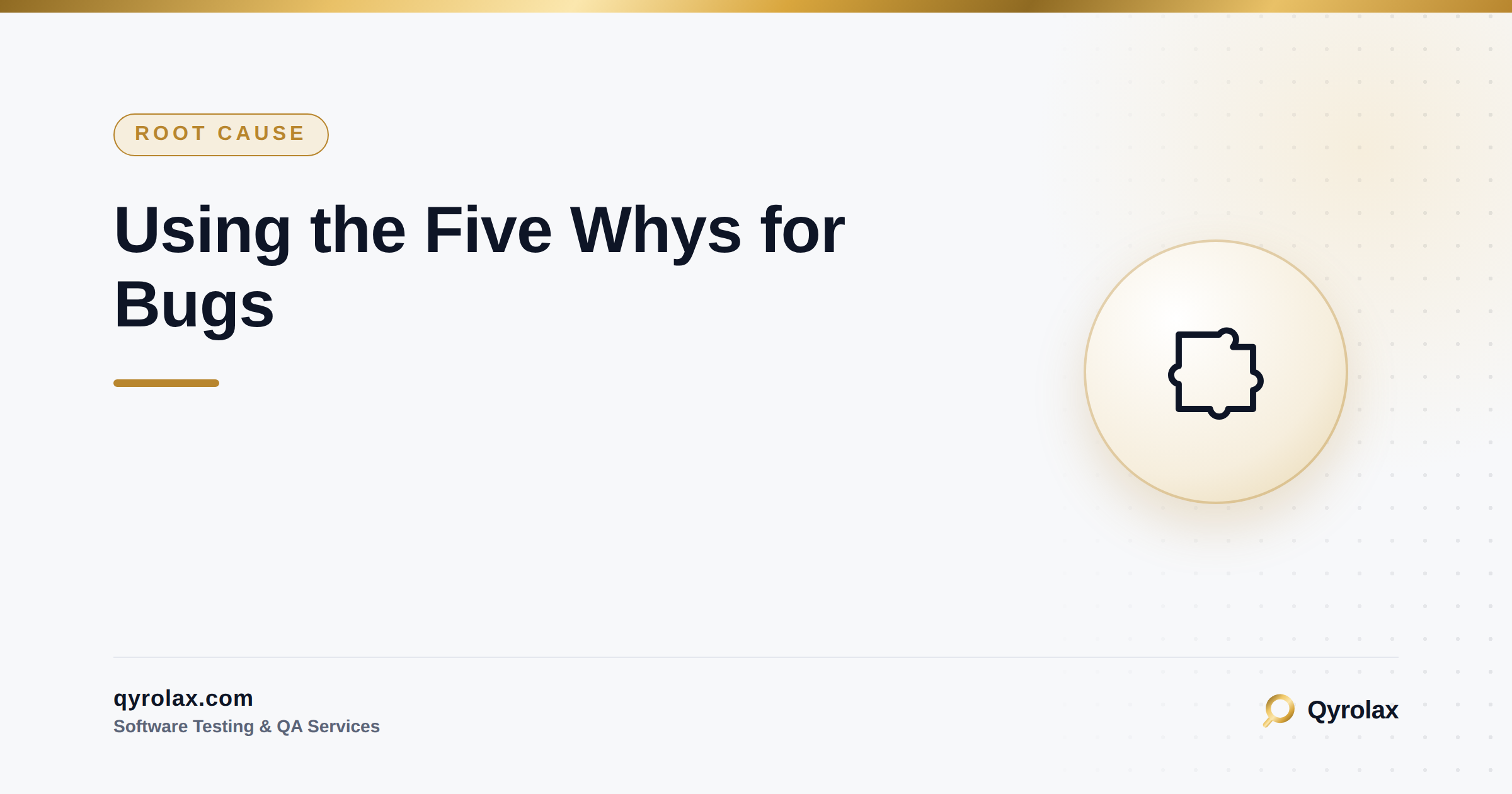 Five Whys For Bugs
